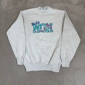 VTG 90s USA UCLA‎ Mom Sweatshirt Womens M Gray Pullover